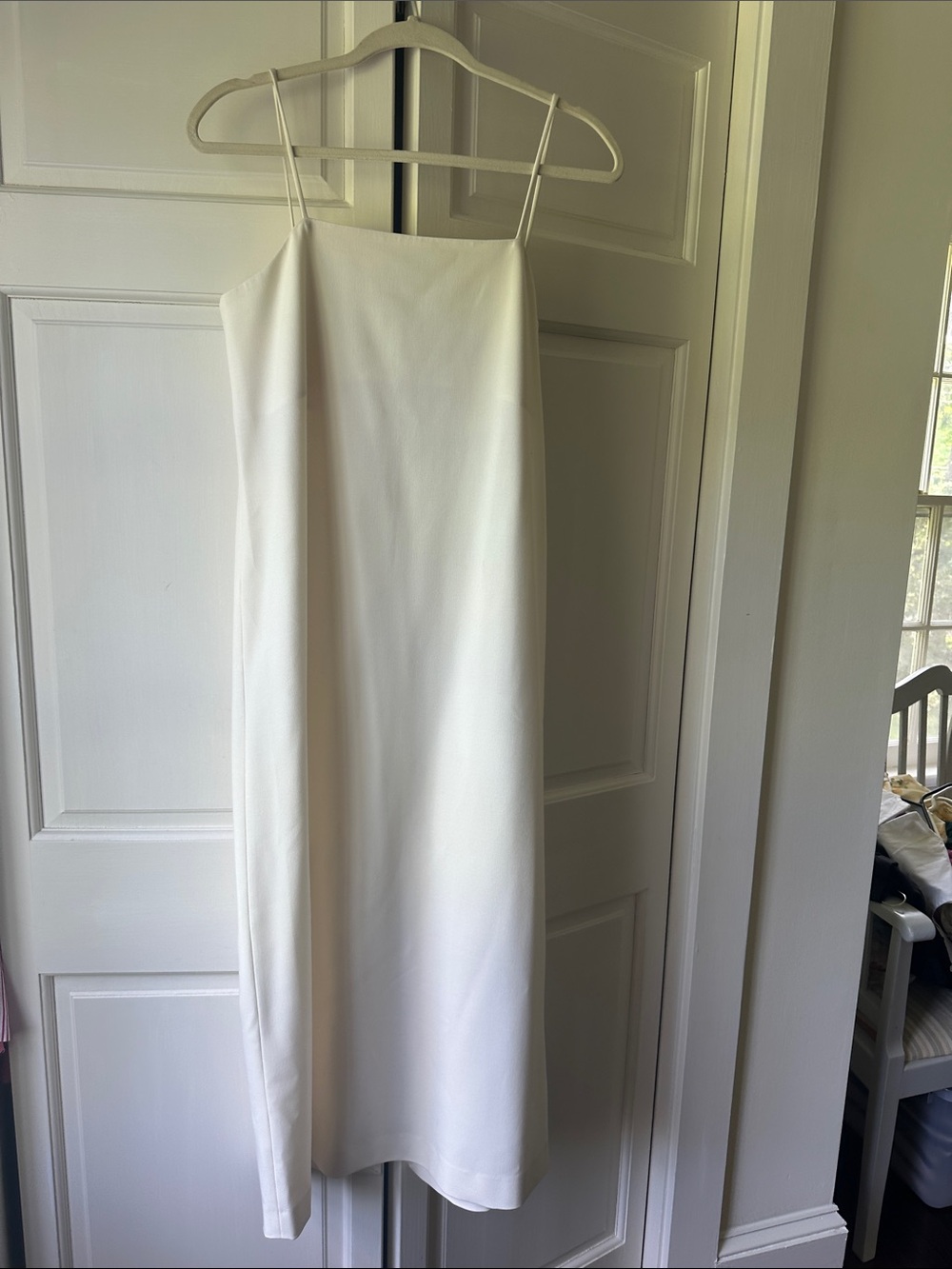 Zara Ivory Slip Midi Dress